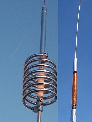 fiberglass Starshooter 3' Length-loaded H/D copper CB mobile antenna 