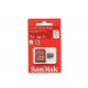 8GB MicroSDHC  Card with adapter