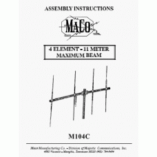 Maco M104 Assembly Instructions