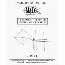 Maco Comet Assembly Instructions