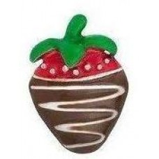 Chocolate Covered Strawberry Charm